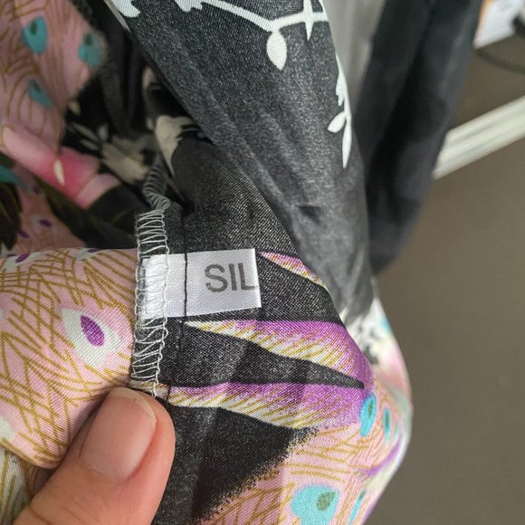 AS NEW SAM WELL SILK LONG ROBE/KIMINO JACKET - ONE SIZE - Picture 15 of 16